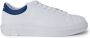 Armani Exchange Witte Leren Sneakers Venice Stijl White Heren - Thumbnail 6