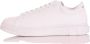 Armani Exchange Witte Leren Sneakers Lente Zomer Collectie White Heren - Thumbnail 4