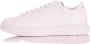 Ar i Exchange Witte leren lage sneakers met logo detail White - Thumbnail 4