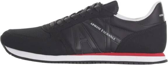 Armani Exchange Zwarte en witte hardloopschoenen Xux017 Xcc68 K489 Black Heren - Foto 20