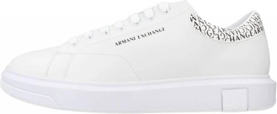 Armani Exchange Essentiële en klassieke witte sneakers White Heren - Foto 8