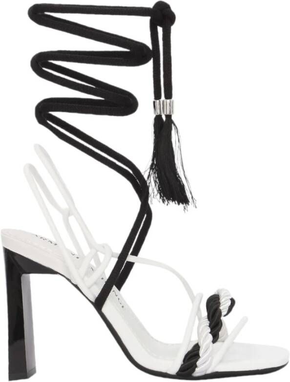 Armani Exchange Stijlvolle Sandalen voor de Zomer Black Dames