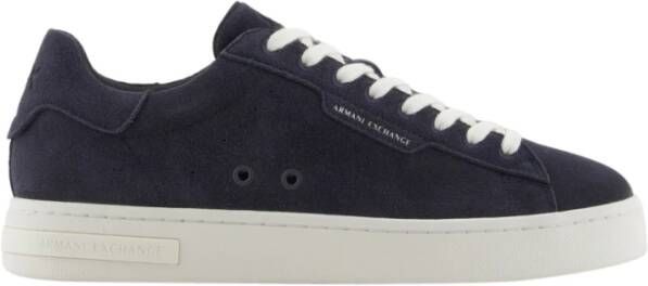 Armani Exchange Suède Leren Sneakers