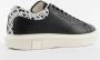 Armani Exchange Zwarte Leren Sneakers Vetersluiting Stijl Black Heren - Thumbnail 2