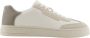 Ar i Exchange Witte lage sneakers met contrastinzetten - Thumbnail 1