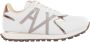 Armani Exchange Witte lage streetwear sneakers - Thumbnail 2