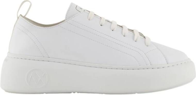 Armani Exchange Witte Sneakers voor Dames met Rubberen Zool Wit Dames - Foto 9