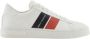 Armani Exchange Witte Leren Lage Sneakers - Thumbnail 2