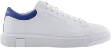 Armani Exchange Witte Leren Sneakers Stijlvol Comfort