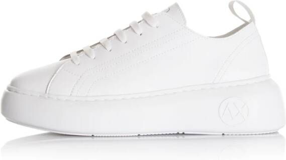 Armani Exchange Witte Op Sneakers Xdx043 White Dames