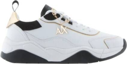 Emporio Armani Sneakers met contrastprofielen White Dames - Foto 7