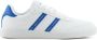 Armani Exchange Witte Sneakers met Blauwe Details White Heren - Thumbnail 1