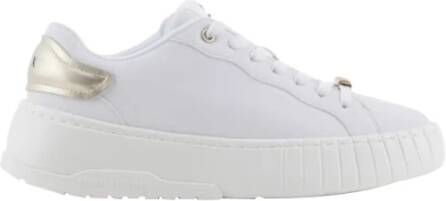 Armani Exchange Witte Sneakers met Zwarte Details White Dames