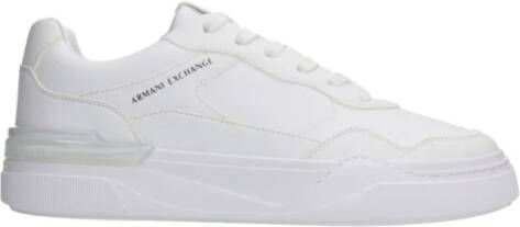Armani Exchange Witte Sneakers Urban Stijl White Heren