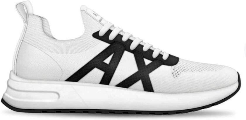 Armani Exchange Witte Sneakers voor Heren Wit Heren
