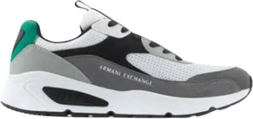 Armani Exchange Witte Veterschoenen voor Heren White Heren