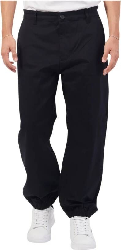 Ar i Exchange Zwarte Joggingbroek met Elastische Boorden