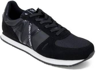 Armani Exchange Zwarte Polyester Sneaker