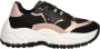 Armani Exchange Zwarte Sneakers Elegant en Minimalistisch Ontwerp Multicolor Dames - Thumbnail 1