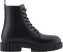Armani Exchange Zwarte enkellaarzen voor heren Black Dames - Thumbnail 8