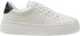 Armani Exchange Zwarte Vetersneakers van Polyester - Thumbnail 2