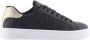 Armani Exchange Zwart+Licht Goud Sneakers voor Vrouwen - Thumbnail 2