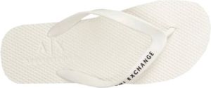 Armani Exchange Flip Flops Wit Heren