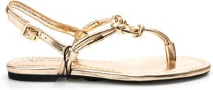 Armani High Heel Sandals Geel Dames