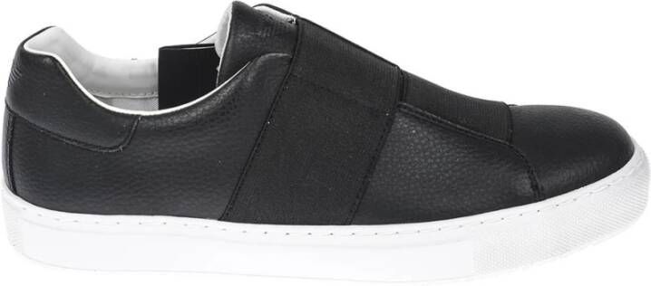 Armani Jeans Lage Sneaker Zwart Black Heren