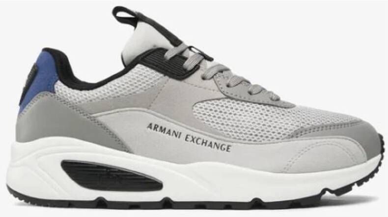 Armani Exchange Stijlvolle Grijze Veterschoenen Gray Heren