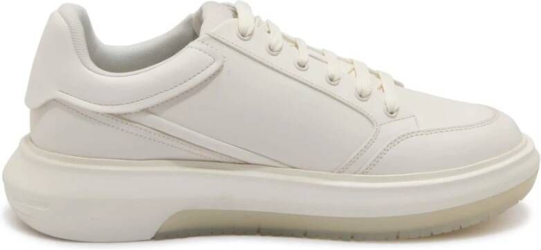 Emporio Armani Off White Sneakers Vetersluiting White Heren