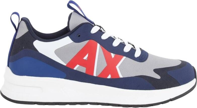 Armani Exchange Sneakers Blauw Heren