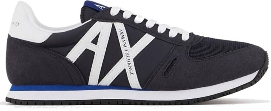 Armani Exchange Zwarte en witte hardloopschoenen Xux017 Xcc68 K489 Black Heren - Foto 13