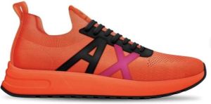 Armani Sneakers Oranje Heren