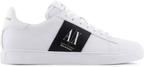Armani Exchange Sneakers met labeldetails