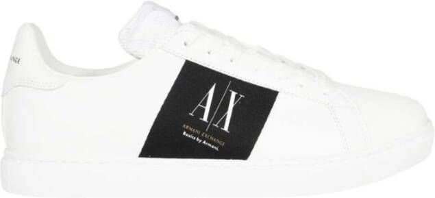 Armani Exchange Sneakers met labeldetails