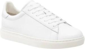 Armani Exchange Sneakers van leer met vetersluiting