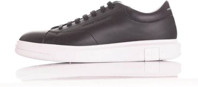 Armani Exchange Blauwe Leren Sportieve Sneakers met Rubberen Zool Blue Heren - Foto 11