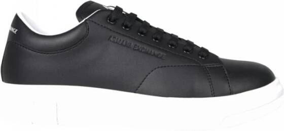 Armani Exchange Blauwe Leren Sportieve Sneakers met Rubberen Zool Blue Heren - Foto 12