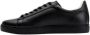 Armani Exchange Zwarte casual lage profiel sneakers met logo Black Heren - Thumbnail 1