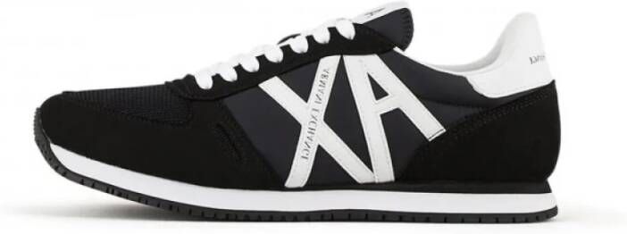 Armani Exchange Zwarte en witte hardloopschoenen Xux017 Xcc68 K489 Black Heren - Foto 18