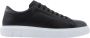 Armani Exchange Zwarte Casual Leren Sneakers voor Mannen Black Heren - Thumbnail 2