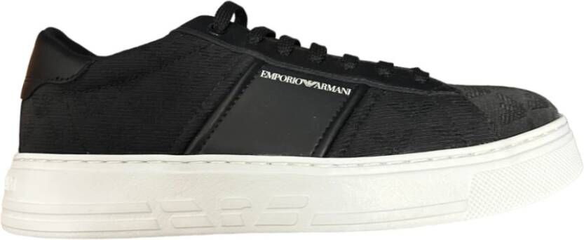 Armani Stijlvolle Herensneakers Black Heren