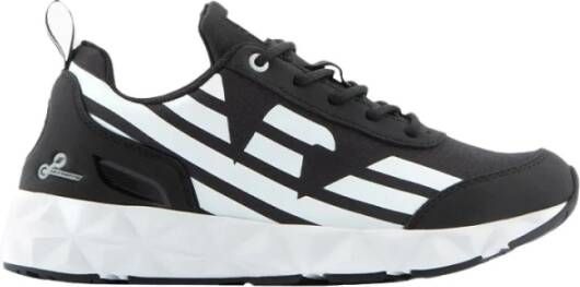 Armani Winter Rubber Sneakers Black Dames