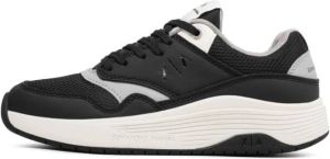 Armani Zwarte Sneakers met Rubberen Zool Zwart Heren
