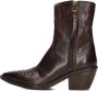A.S.98 Enkellaarsjes Dames B84205 Maat: 37 Materiaal: Leer Kleur: Bruin - Thumbnail 3
