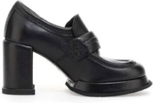 A.s.98 Dames leren mocassins Art. B54101 Zwart Dames