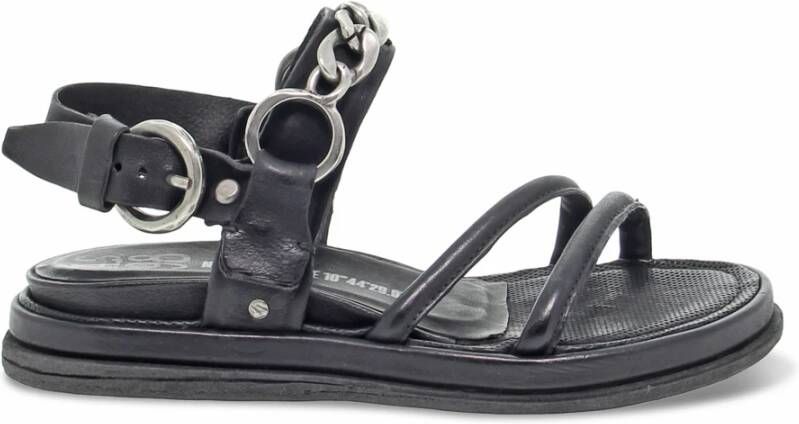 a.s.98 Flat Sandals Zwart Dames