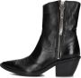 A.s.98 B84205 Enkellaarsjes Enkelboots met rits Dames Zwart - Thumbnail 3