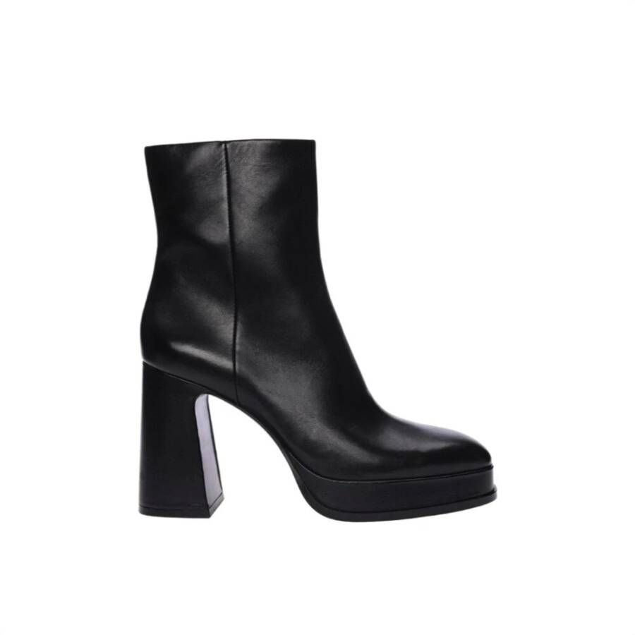 Ash Alyx Zwarte Leren Haklaarzen Black Dames